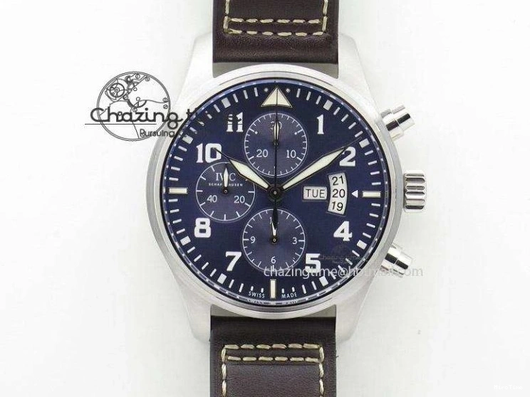 MIROTIME 0428 RelaxedFit Big Pilot Real PR IW500435 “Muhammad Ali” ZF Best Edition On Black Leather Strap A 7295